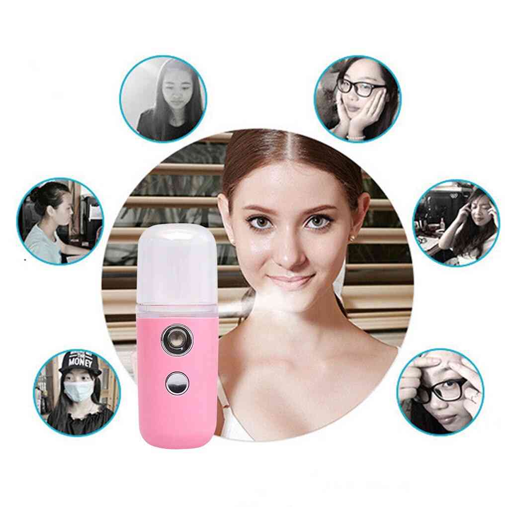 Beauty Apparatus Humidifier Rechargeable Nano Spray