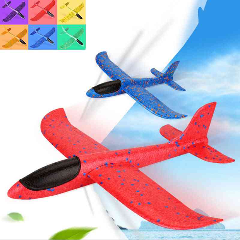Large Airplane- Foam Glider, Hand Throw Fly Aircraft, Models Games Toy