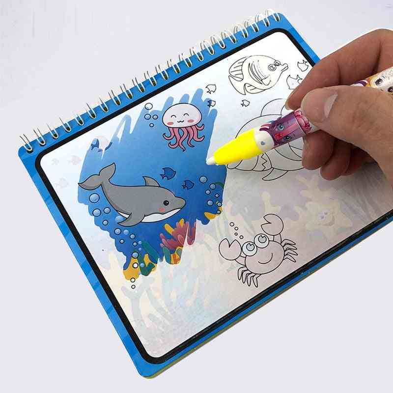 Reusable Magic, Water Coloring, Doodle Painting Board, Drawing Book
