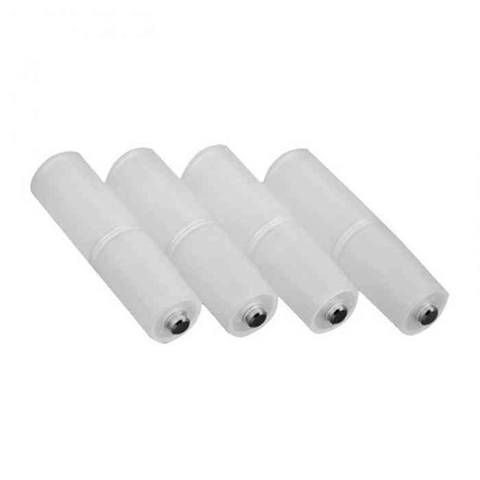 4pcs Aaa To Aa Size Battery Converter Adapter Batteries Holder Durable Case Switcher