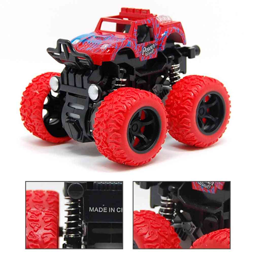 Stort hjul monster truck. spejlvende bil til