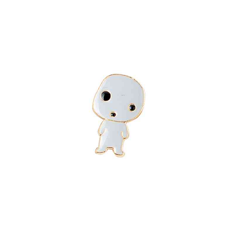 Ghost Alien Enamel Pin & Cute Boo Monster Wreath Baby Badge Brooch Lapel Shirt Bag