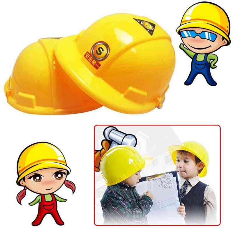 Kask symulacyjny dla dzieci udawaj odgrywanie ról, gadżety do budowy czapek ochronnych