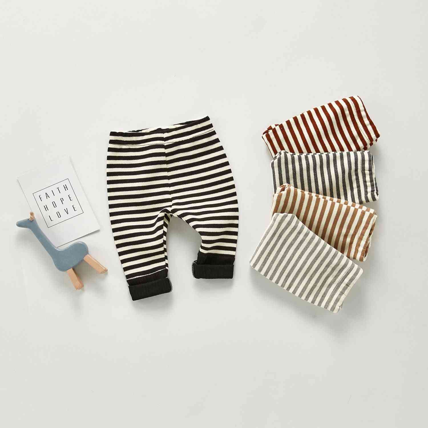 Pantalones de algodón para niños pequeños / niños pantalones de polainas pp