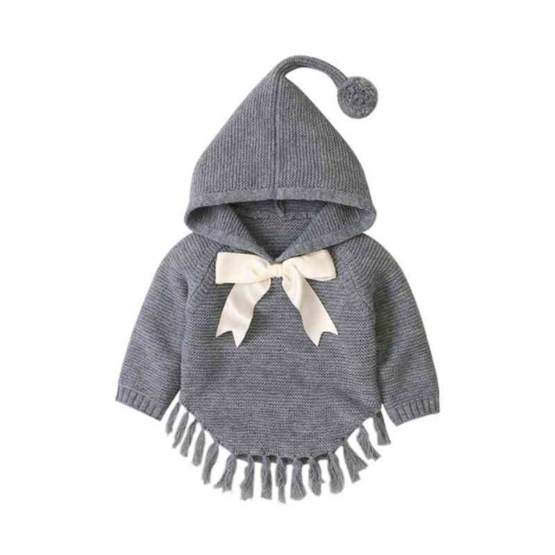 Baby Cardigan, Cartoon Tassel Cute Winter Outerwear Knitted Sweaters