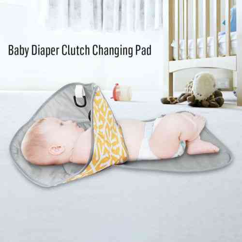 Newborn Baby Portable Diaper Changing Pad, Foldable Nappy Mat