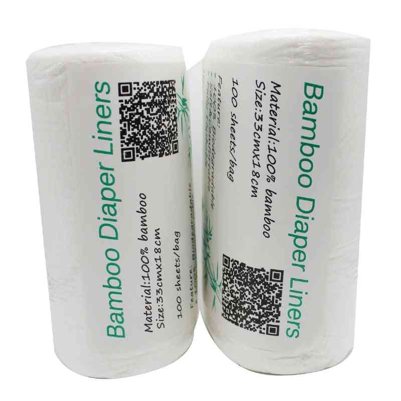 Biodegradable Nappy Liner, Flushable Diaper Liners Disposable Cloth