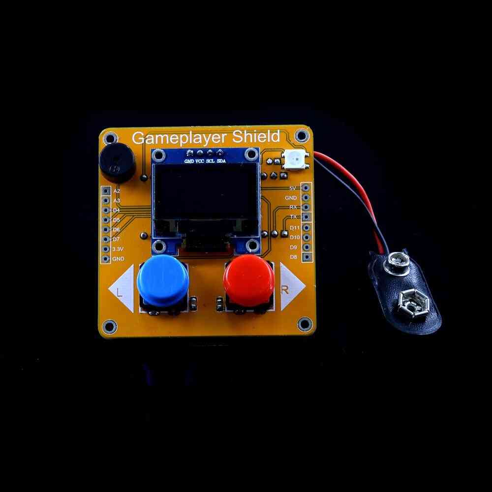 Arduino kit käärmepeli helppo ohjelmoida nano board oled näyttö