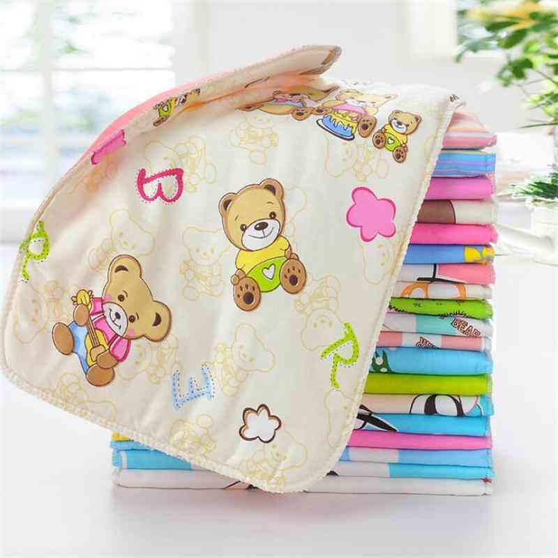 Waterproof- Cotton Reusable Changing, Mats Cover Mattress Diaper For Baby