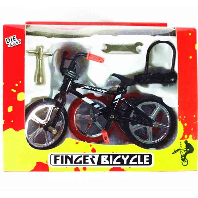 Mini rowerowy model rowerowy z palcem zabawkowym