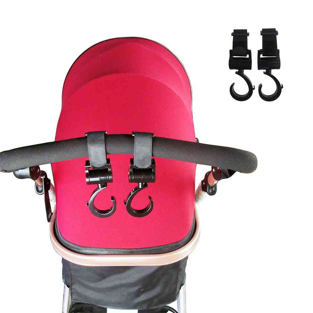 Baby Bag Hanger Stroller Hooks Rotate 360 Degree Car Seat Accessories