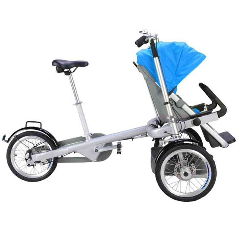 Mother Baby Bike, Stroller Carrier Bicycle, Alloy Steel