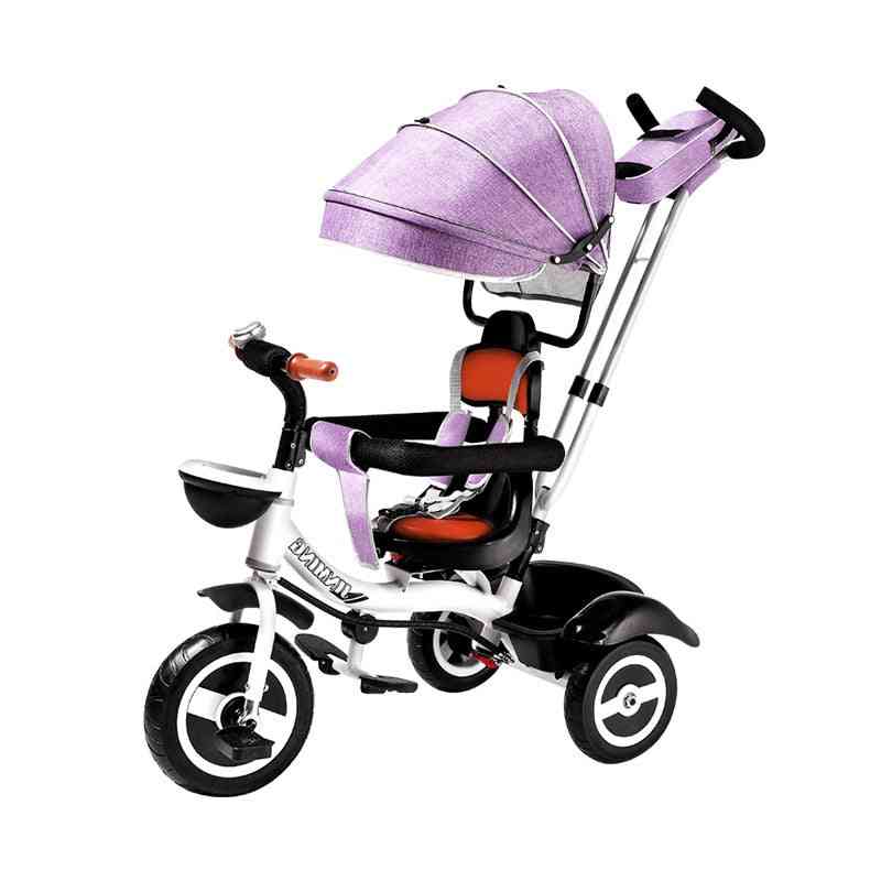 Trójkołowiec dziecięcy łatwy składany rower, obrotowe siedzisko, wózek dziecięcy, wózek trzykołowy, rowerek dziecięcy, wózek dziecięcy, wózek