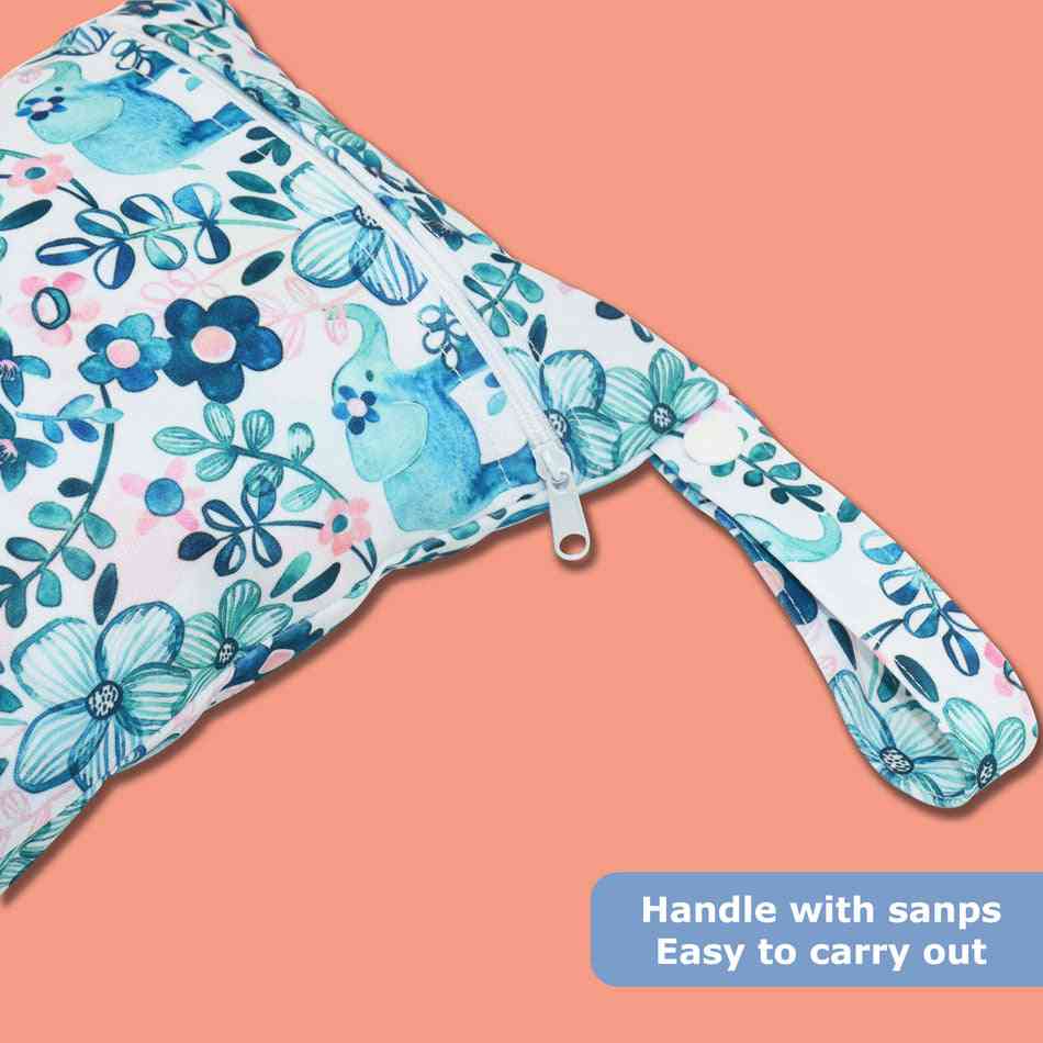 Waterproof Reusable Mini Wetbag, Baby Cloth Diaper Bag