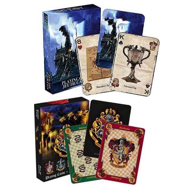 Playing Game Cards, House Potters Collection Badges Symbols Castle Crests Toy