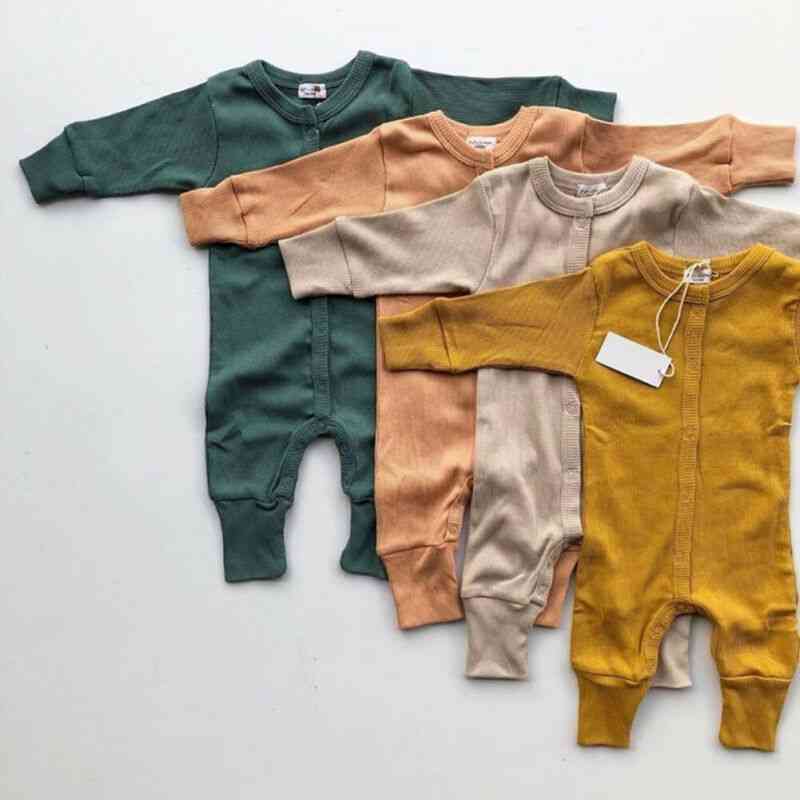 Newborn Baby Girl Boy  Kids Knitted Long Sleeve Autumn Winter Infant Jumpsuit