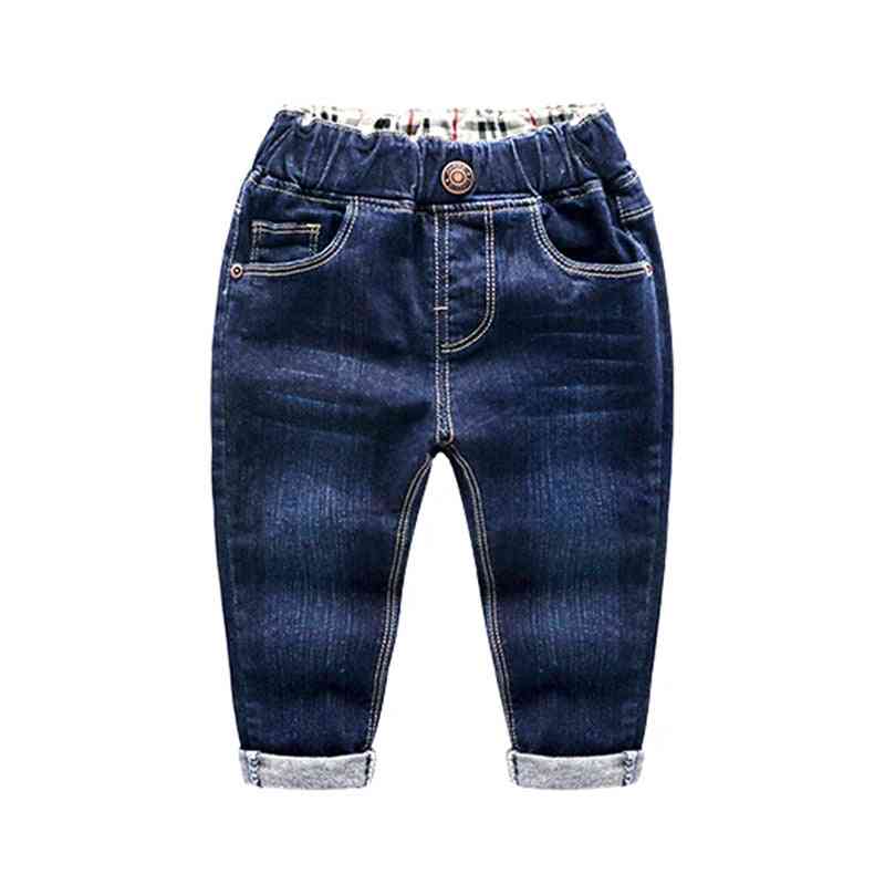 2-7 ročné módne ležérne džínsové nohavice baby boy denimové nohavice