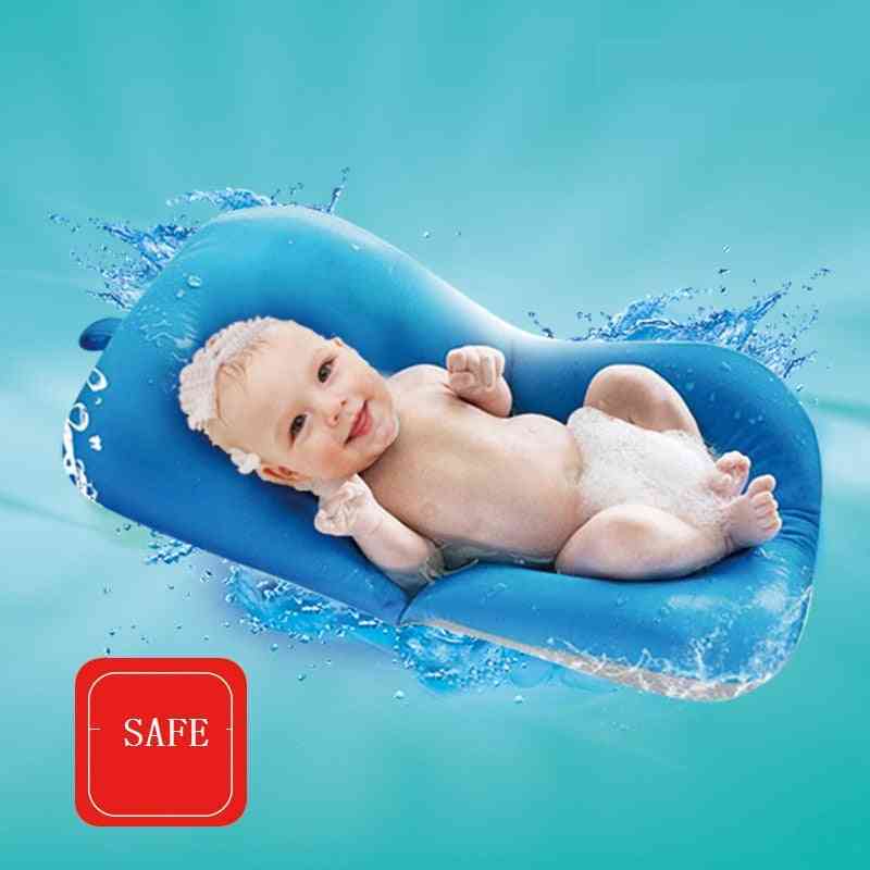 Sklisikkert støttepute badekar, sikkerhetsmatte, myk fikserbar, pute for baby