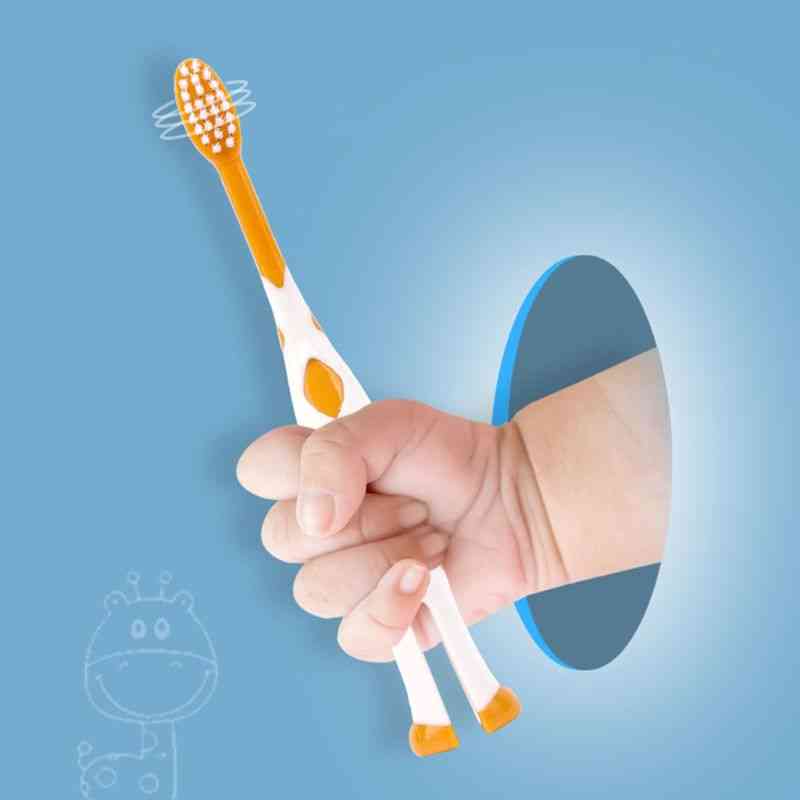 Niedliche Cartoon-Baby-Zähne-Pflege-Zahnbürste