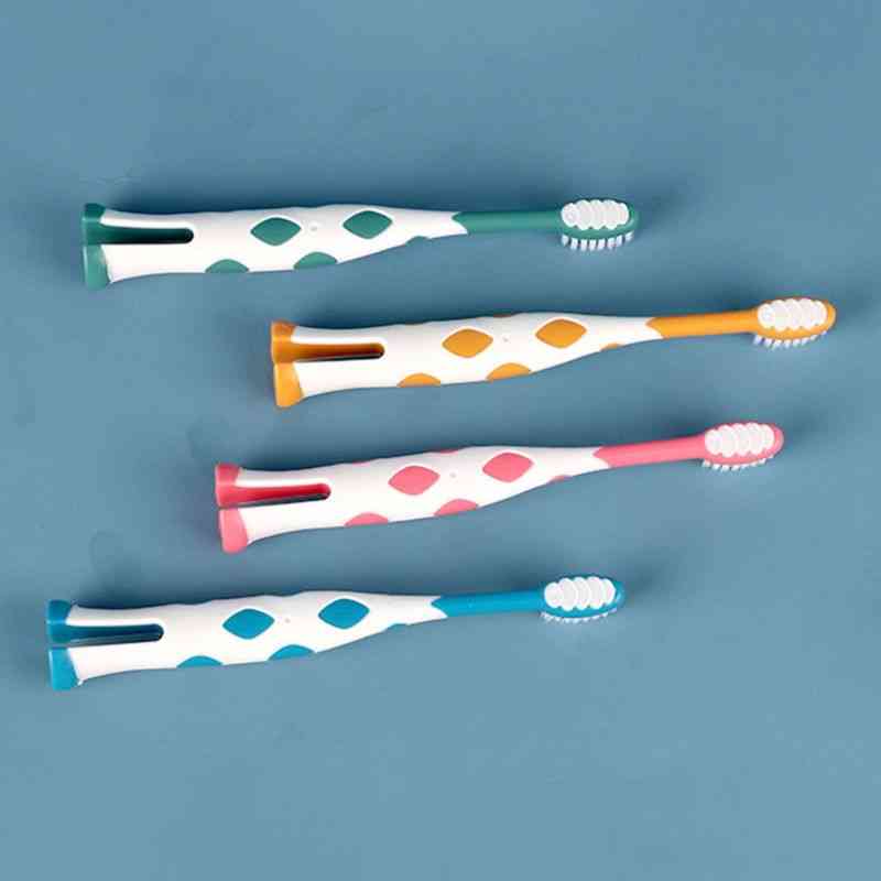 Cute Cartoon Baby Teeth Care Toothbrush