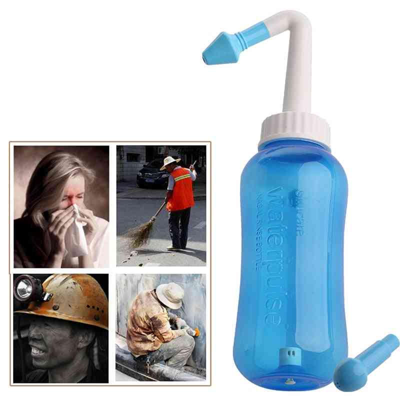 Adults Neti Pot Nasal Nose Wash Yoga Detox Sinus Allergies Relief Rinse