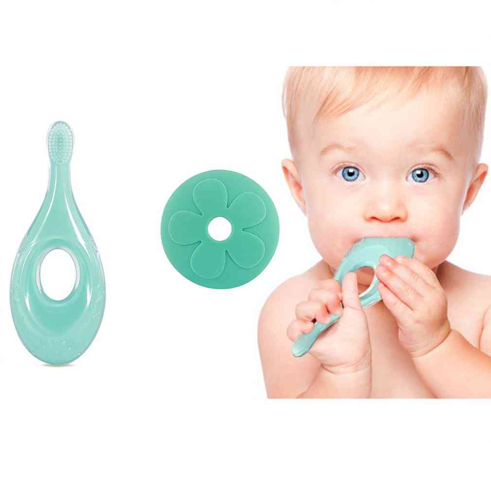 Soft Silicone- Training Dental Oral Care, Tooth Brush Tool For Baby Kids