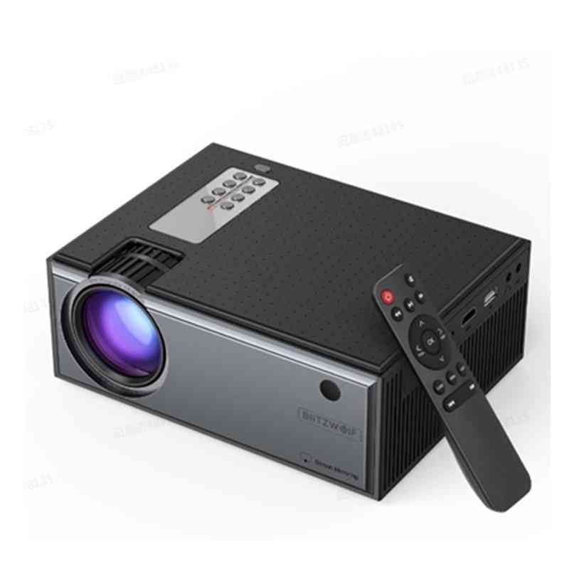 Lcd Projector, Lumens Support Input Multiple Ports Portable Smart Home Theater