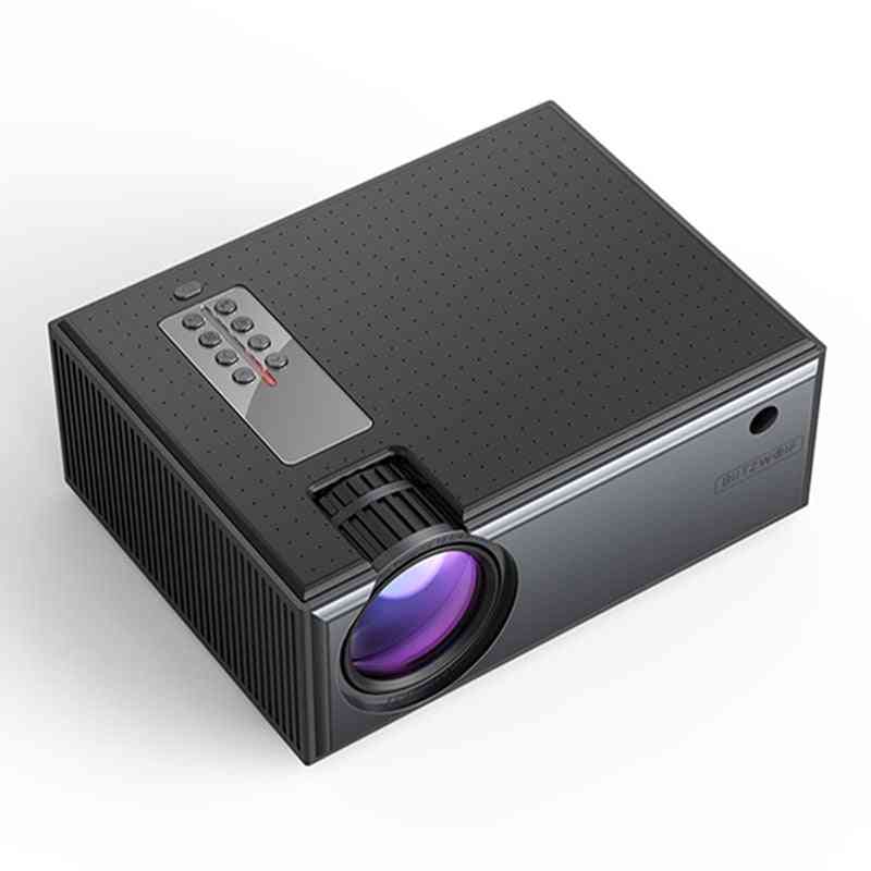 Lcd Projector, Lumens Support Input Multiple Ports Portable Smart Home Theater