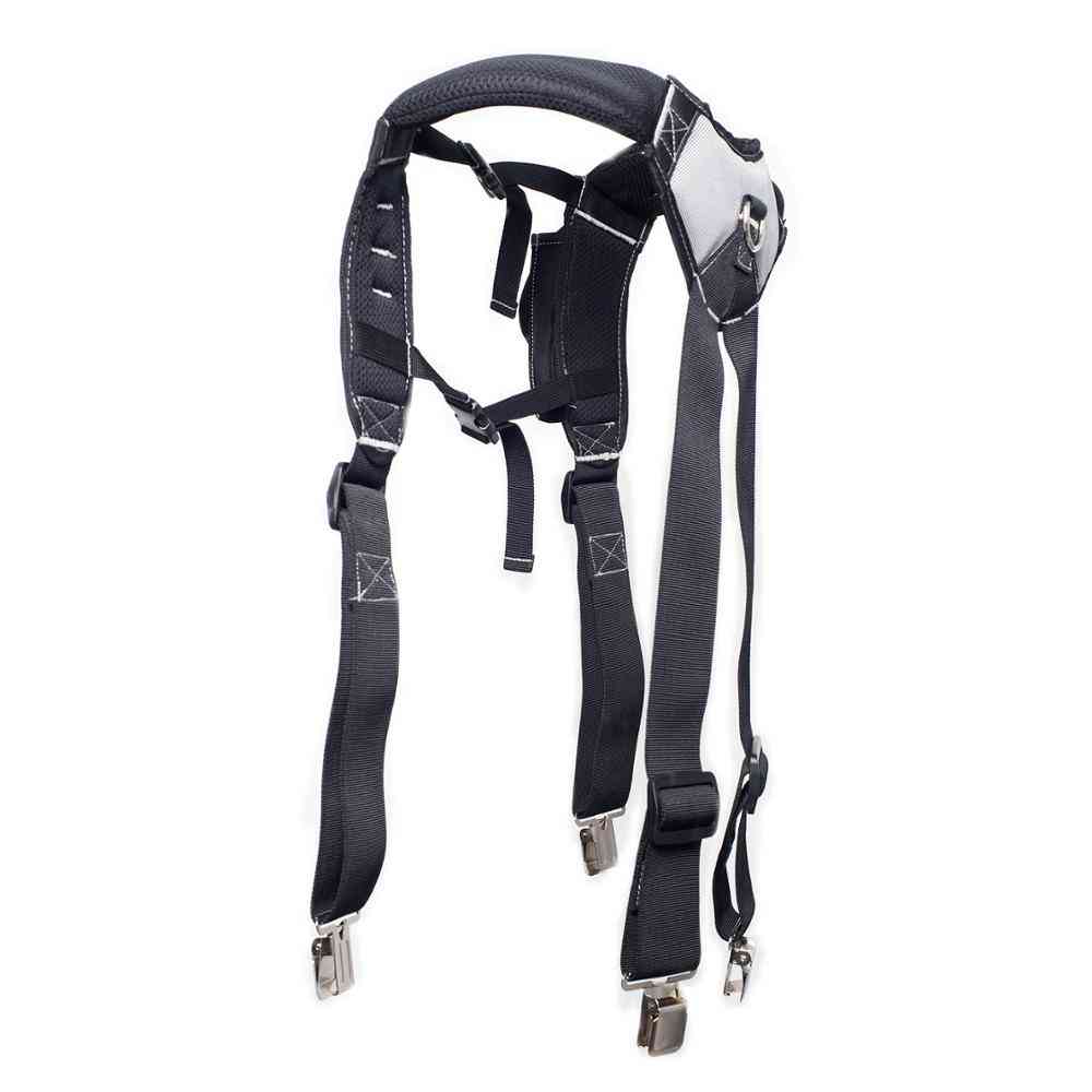 Shoulder Strap Tooling, X Type Braces Suspender Belt For Heavy Work Tool