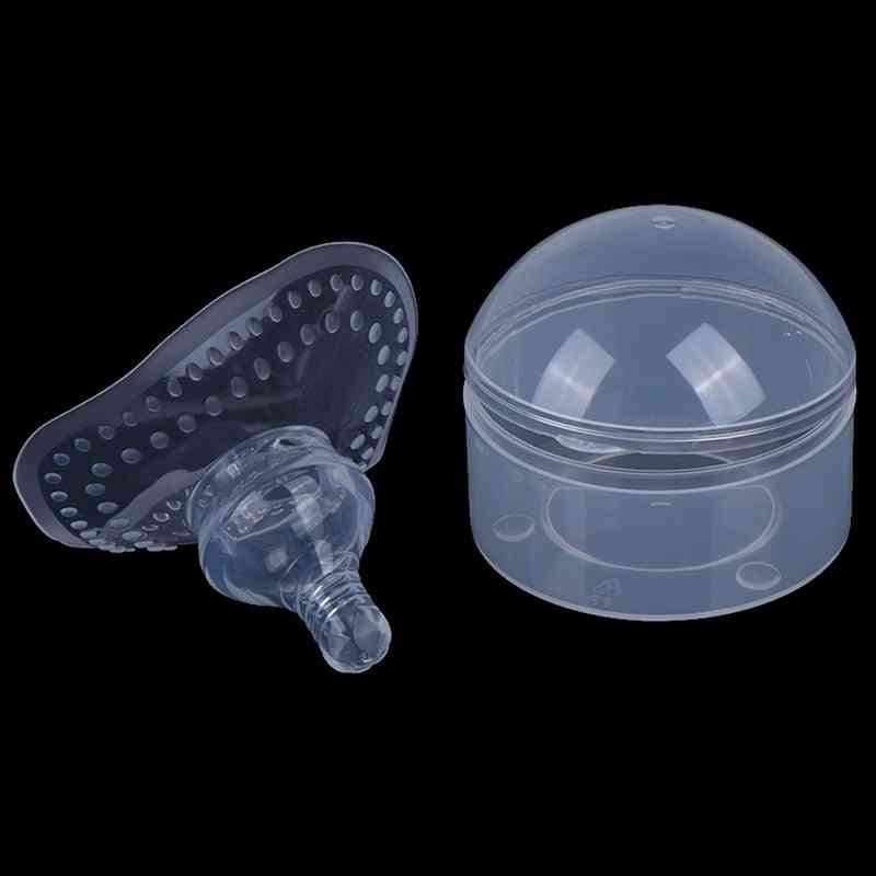 Silicone Protectors, Breastfeeding Mother Milk, Nipple Cover With Box