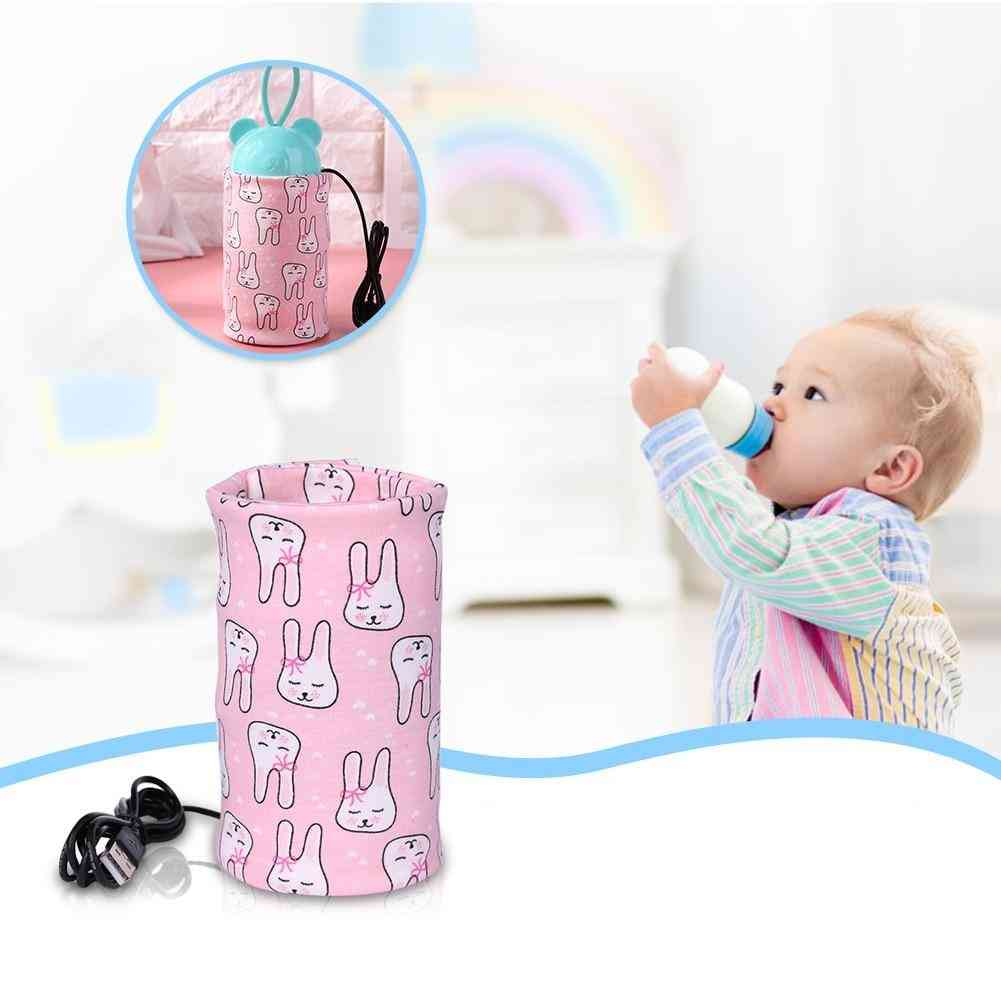 Usb Milk Warmer Insulated Bag, Portable Travel Cup