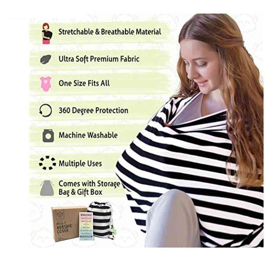 Car Seat Stroller- Breast Feeding Scarf, Nursing Covers For Baby