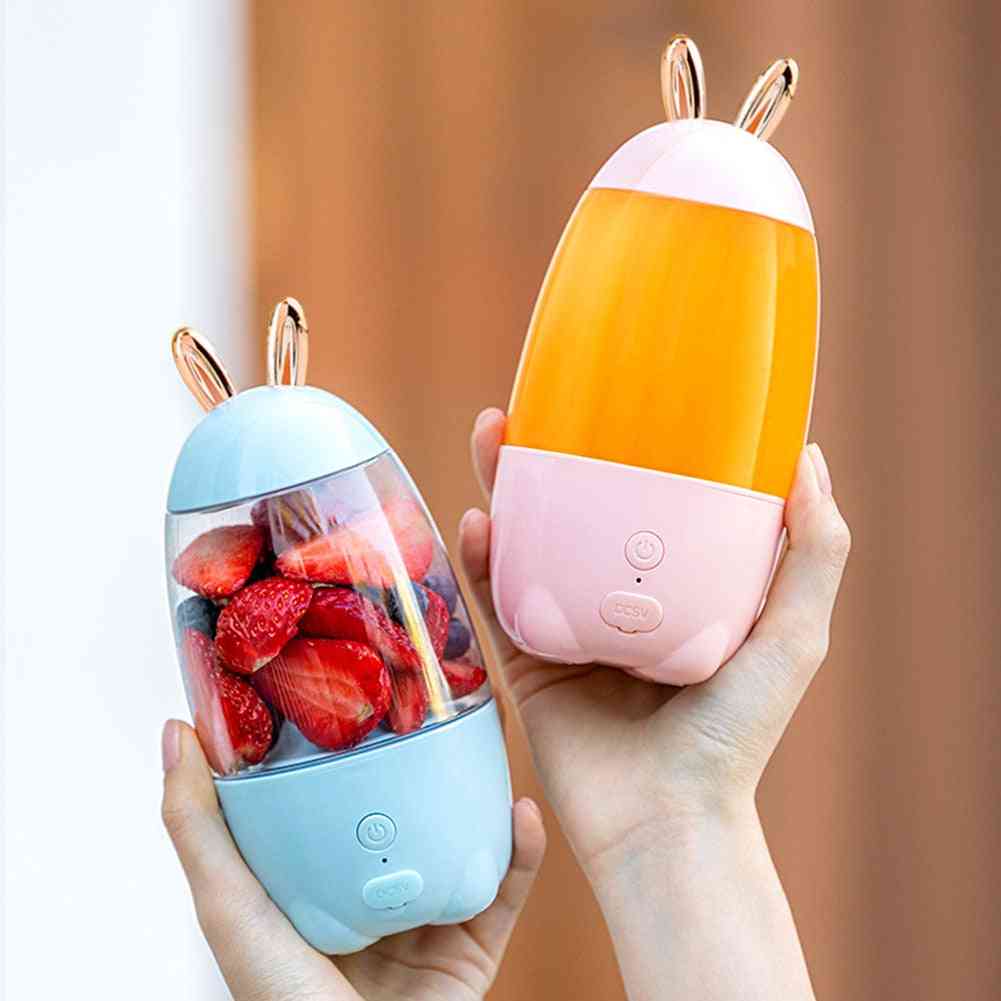 Dětský odšťavňovač, elektrický hrnek na šťávu ovoce usb nabíjecí mini smoothie mixér
