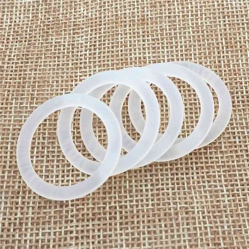 Clear Silicone O Rings, Diy Baby Dummy Mam Napkin Pacifier Chain Clips Adapter