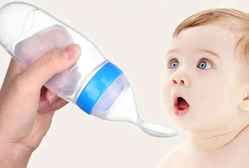 Baby Feeding Bottle, Spoon Milk, Training Feeder