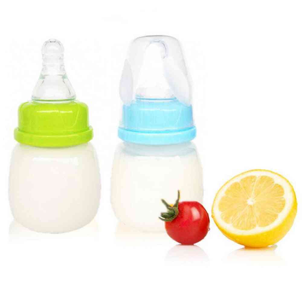 Baby Feeding Feeder 60ml Pp Nursing Juice Milk Mini Hardness Bottle &nipples