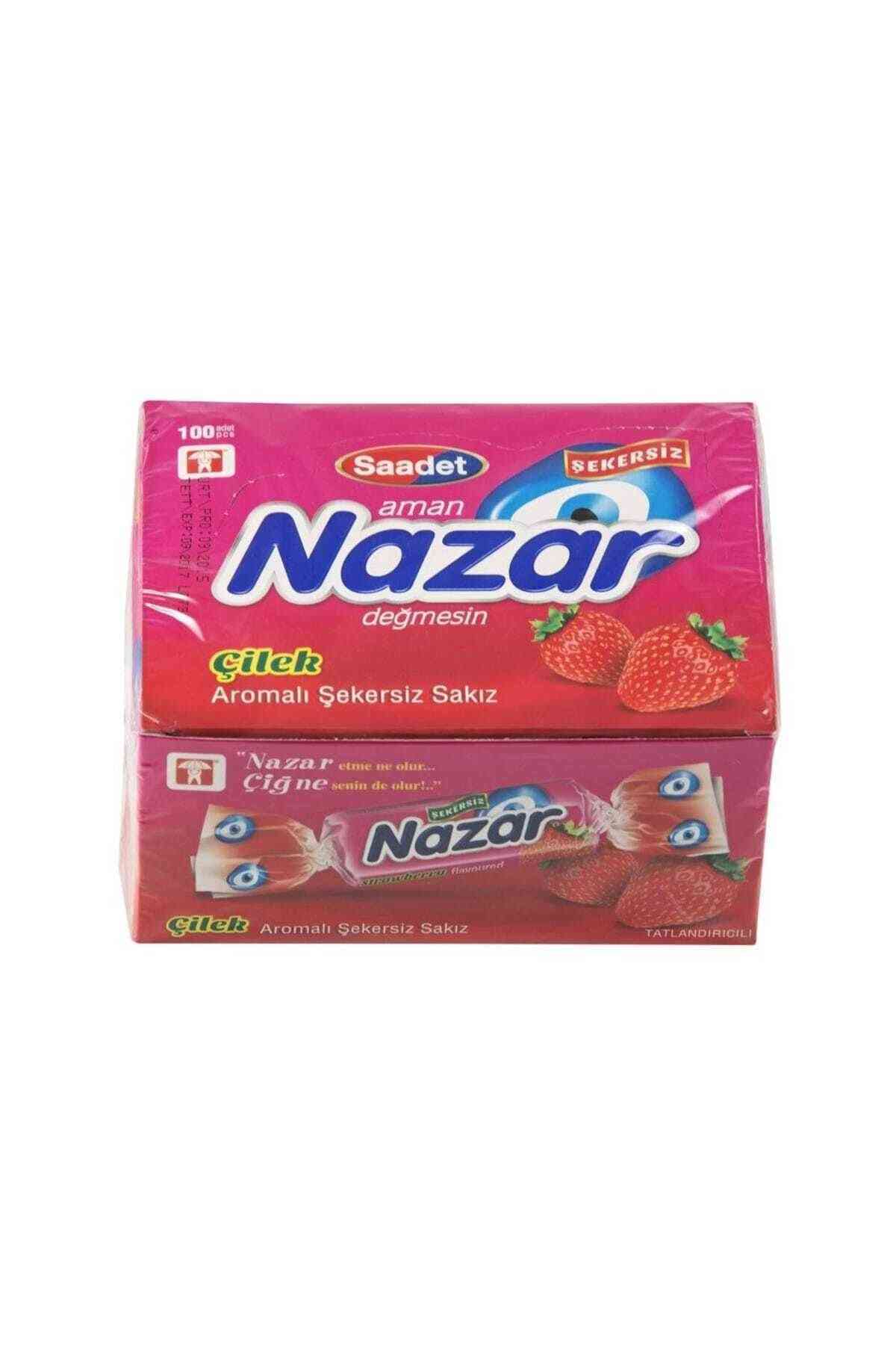 Nazar jordbærsmaket tyggegummi