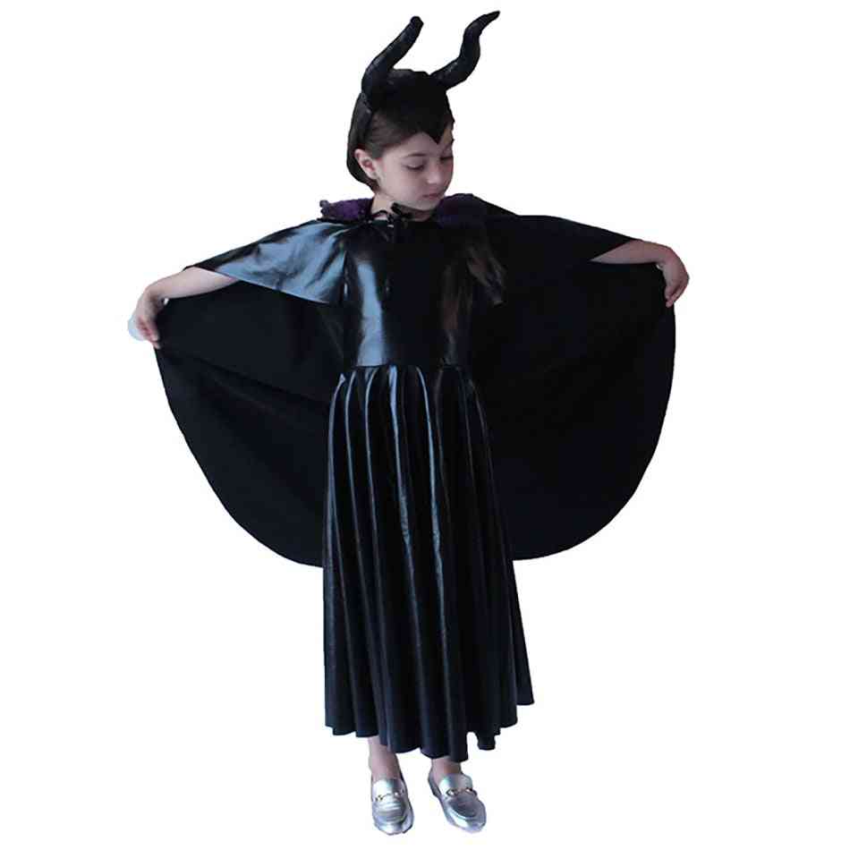 Evil Queen Tutu Dress, Maleficent Witch Cosplay Costume For Girl
