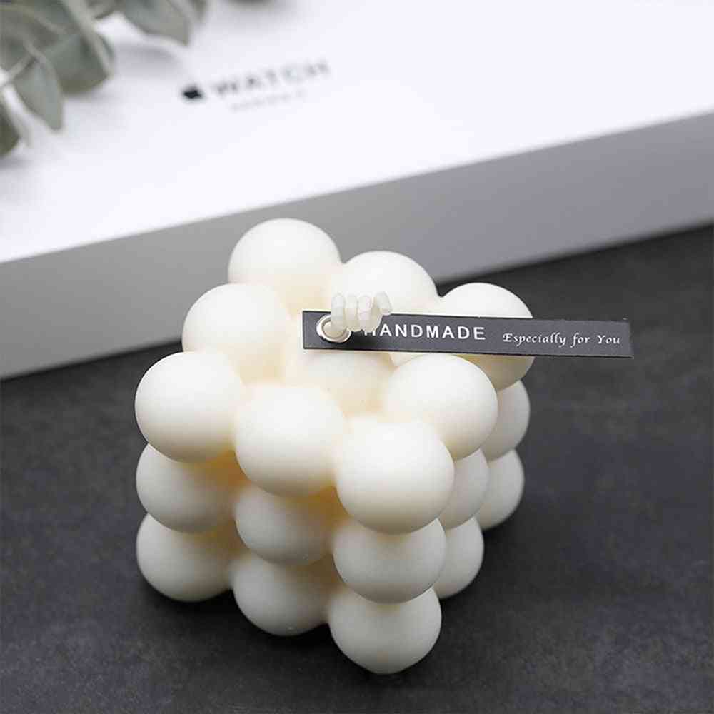 Diy Candles Mould Soy Wax Aromatherapy Plaster 3d Silicone Mold