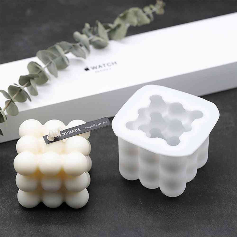 Diy Candles Mould Soy Wax Aromatherapy Plaster 3d Silicone Mold