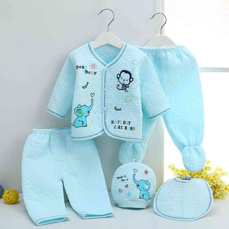 Newborn Baby Winter & Spring Clothing, Cotton Cartoon Underwear Set