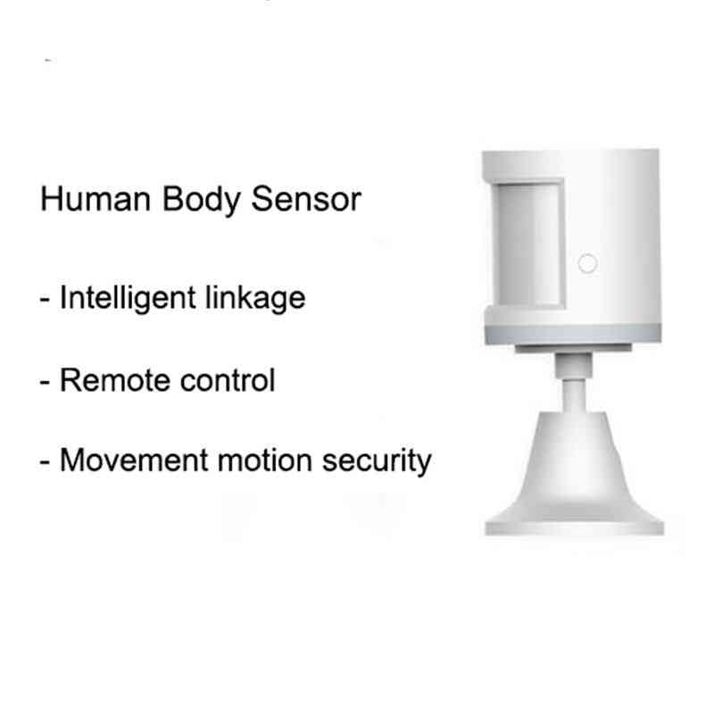 Capteur de corps humain - connexion sans fil, intensité lumineuse, passerelle de sécurité