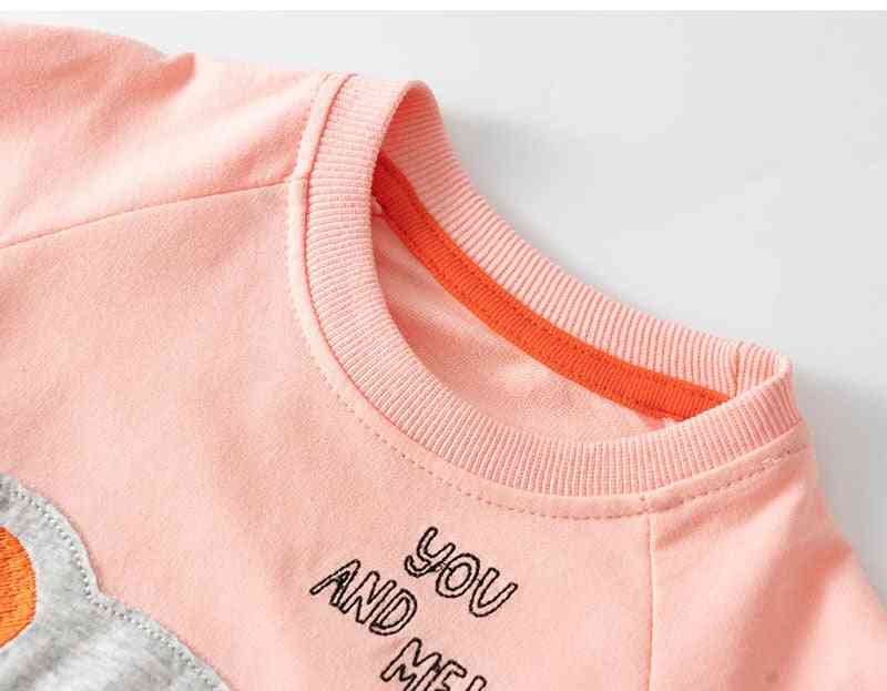 Cotton Hoodies Tops, Outerwear Sweater For Baby Girl