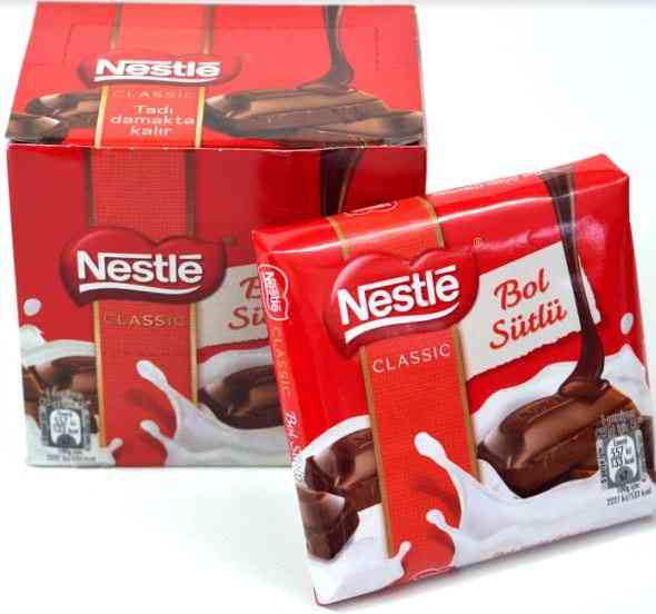 Chocolat au lait riche Nestlé