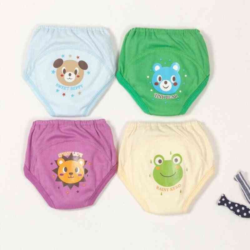 4pc/lot Baby Toddler Cute 4 Layers Waterproof  Training Pants