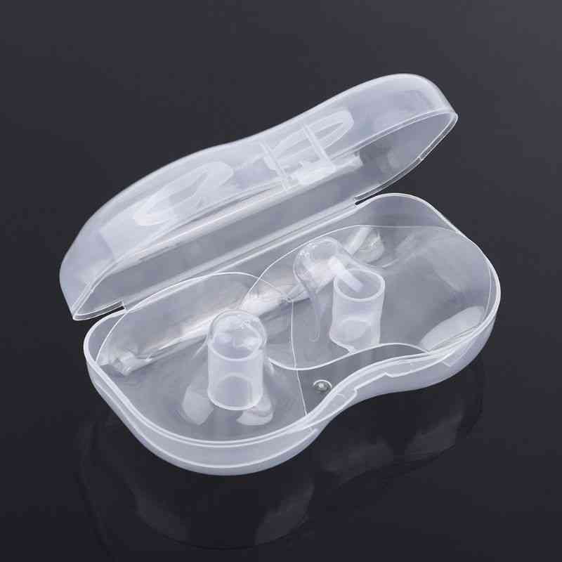 2 pièces protecteur de mamelon en silicone souple ultra-mince protecteur bébé allaiter le lait maternel
