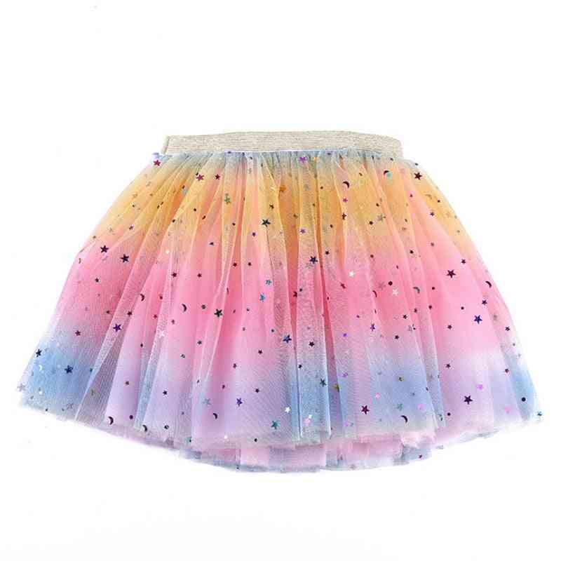 Tutu Skirts- Star Print Princess, Petti Ballet, Dancing Skirt For
