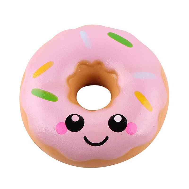 Cartoon Smile Face- Donuts Phone Slow Rising, Anti-stress Photo, Props Squeeze