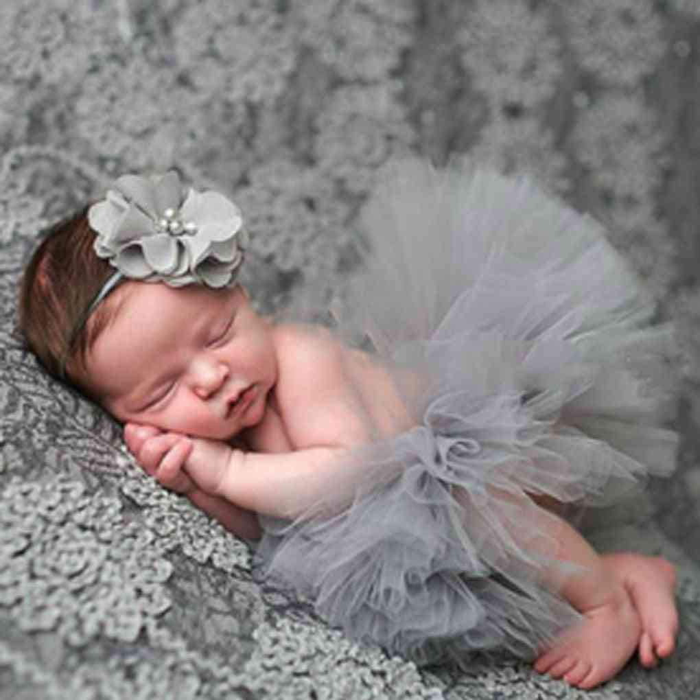 Rekvizity na fotenie- princezná tutu sukňa, foto čelenky pre bábätko