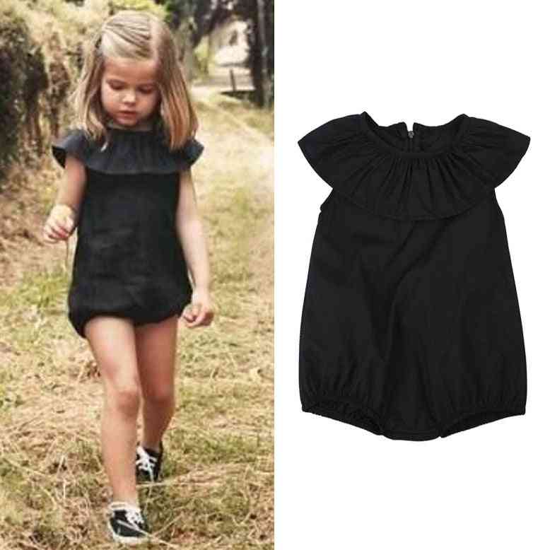 Casual Ruffles Romper, Baby Girl Clothes Playsuit/jumpsuit